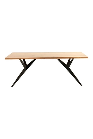 Mesa de comedor de acacia - 200 x 76,5 x 100 cm