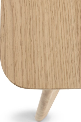 Mesa de comedor de roble - 80 x 80 x 75 cm