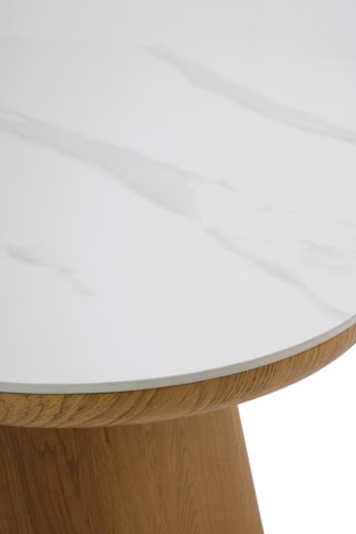 Mesa de comedor de cerámica - 120 x 120 x 75 cm