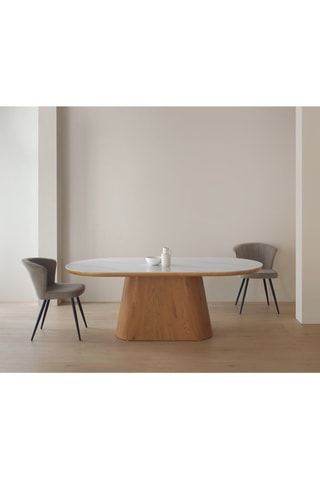 Mesa de comedor de cerámica - 200 x 100 x 75 cm