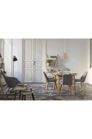 2 sillas de roble - 44 x 82 x 59 cm