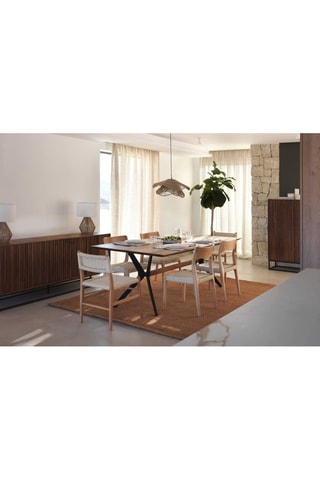 4 sillas de fresno macizo - 47 x 81 x 46 cm