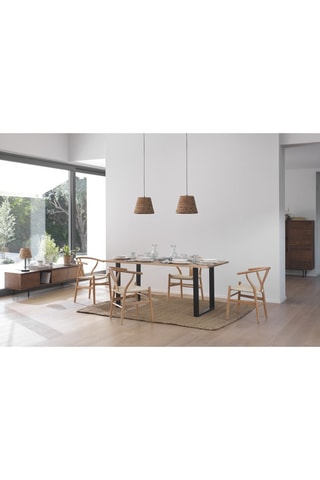 4 sillas de haya maciza - 54 x 75 x 54 cm