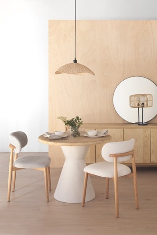 4 sillas de roble - 50 x 46 x 80 cm