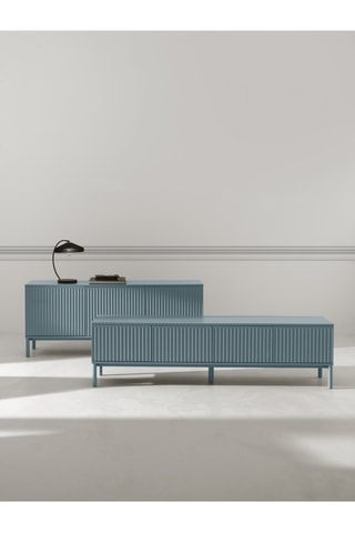 Mueble de TV de 4 puertas - 200 x 40 x 55 cm