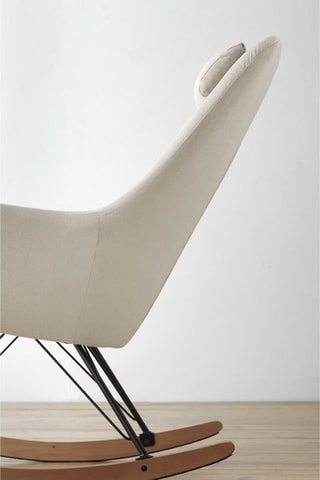 Sillón mecedor - Crema