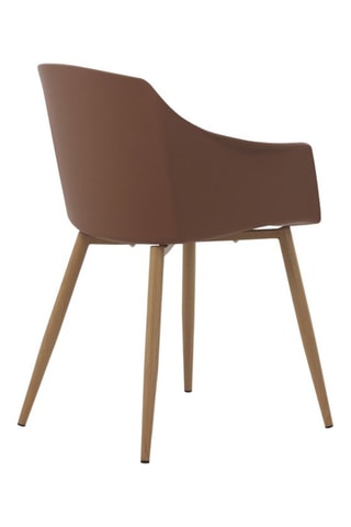 Pack de 4 sillones - Marrón