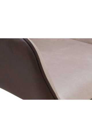 2 sillones - Beige - Tela de microfibra