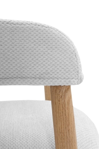 4 sillones - Gris claro - Tela de felpa