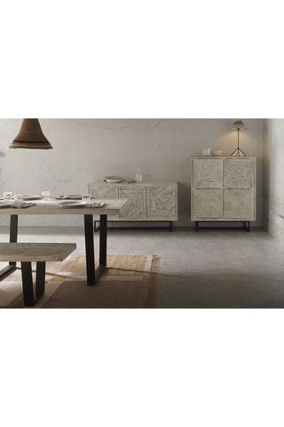 Aparador de mango - 140 x 76 x 40 cm