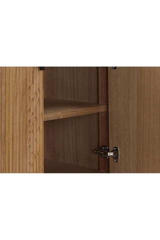 Aparador de 4 puertas de fresno - 176 x 83 x 40 cm