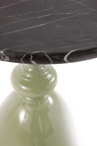 Table d’appoint en marbre - 40 x 50 x 40 cm