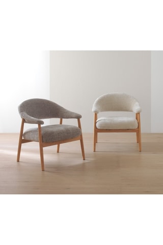 Sillón - Topo - Tela de felpa