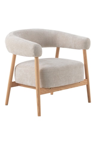 Sillón - Blanco - Tela de felpa