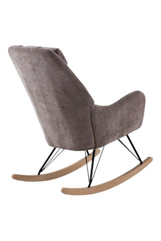 Sillón mecedor - Marrón claro - De poliéster
