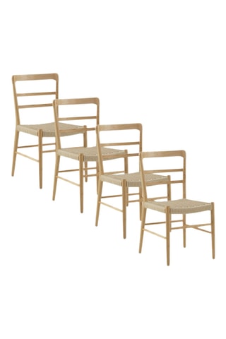 2 sillas de madera de cedro - 44 x 83 x 51 cm