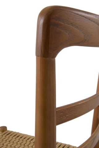 2 sillas de madera de cedro - 44 x 83 x 51 cm