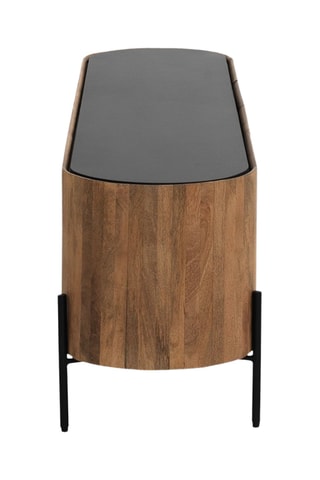 Mueble de TV de 4 puertas de mango - 180 x 52 x 40 cm