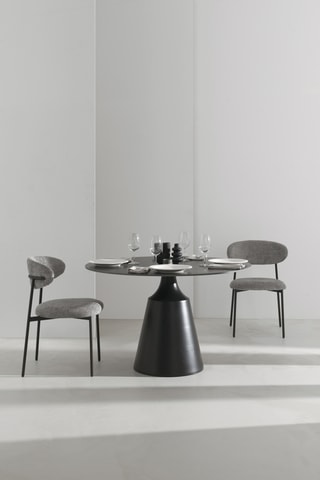 Mesa de comedor de cerámica - 120 x 75 x 120 cm