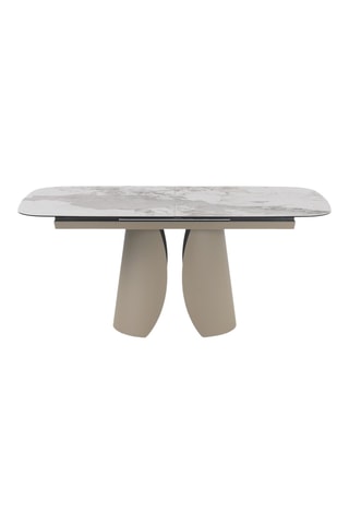 Mesa de comedor extensible de cerámica - 180/240 x 76 x 95 cm