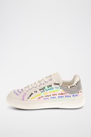 Zapatillas de piel - Blanco