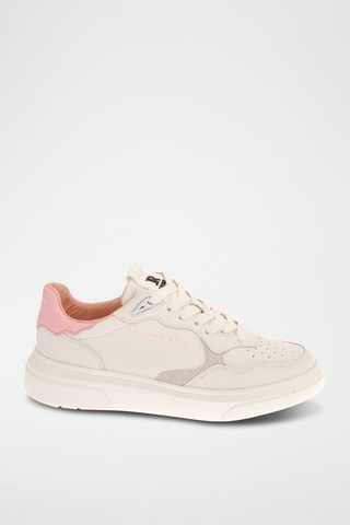 Zapatillas de piel - Blanco