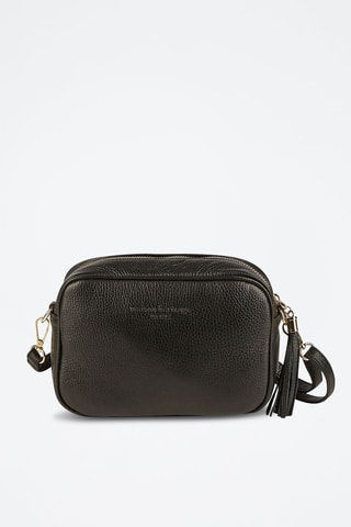 Sac bandoulière en cuir Gaby - Noir