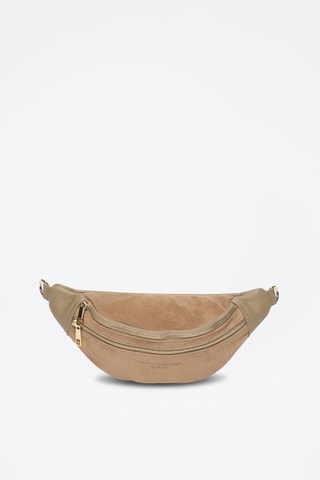 Sac banane en cuir Mouki - Taupe