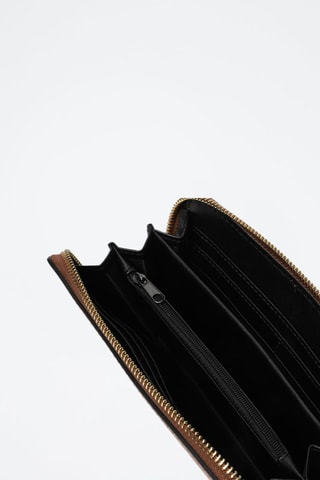 Compagnon en cuir Pely Box - Camel