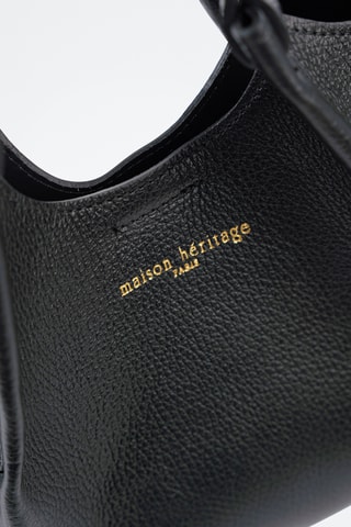 Sac à main en cuir  - Noir