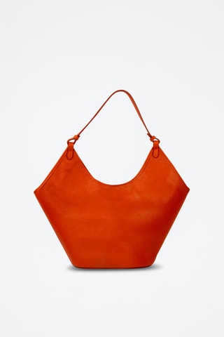 Sac porté épaule en cuir Cedro - Orange