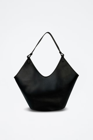 Sac porté épaule en cuir Cedro - Noir