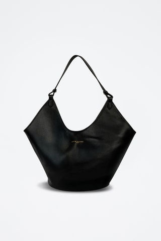 Sac porté épaule en cuir Cedro - Noir