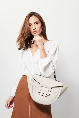 Sac à main en cuir Votti - Beige