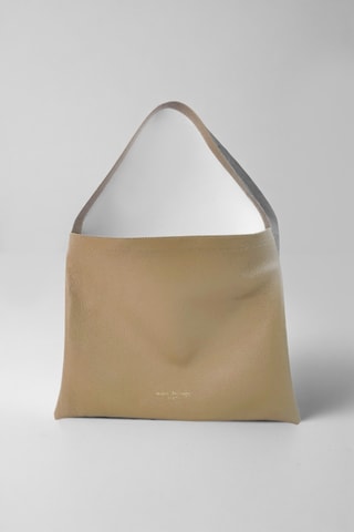 Sac porté épaule en cuir Ori - Taupe