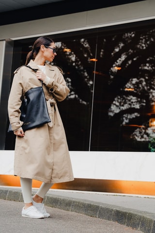 Sac porté épaule en cuir Ori - Noir