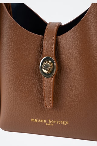 Sac à main en cuir - Marron