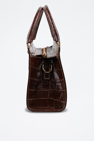 Sac à main en cuir  - Marron