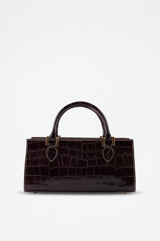 Sac à main en cuir - Bordeaux