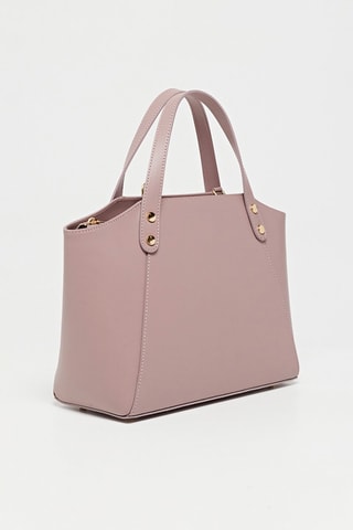 Sac à main en cuir  - Violet