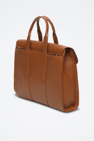 Porte-documents en cuir Emilie - Camel