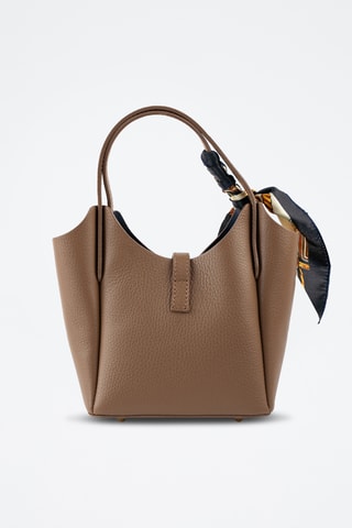 Sac à main en cuir - Taupe