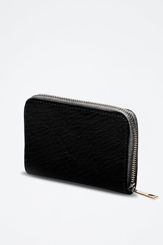 Compagnon en cuir Mini Moni Box - Noir