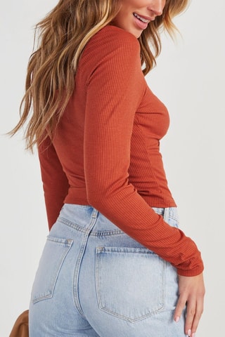 Top Marrone - Marrone