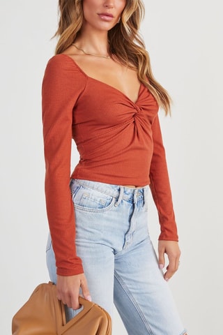 Top Marrone - Marrone