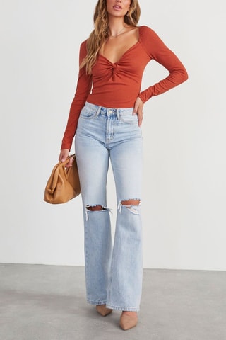 Top Marrone - Marrone