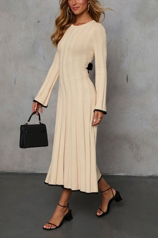 Abito - Nero e beige