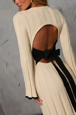 Abito - Nero e beige