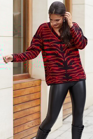 Maglia - Nero e rosso