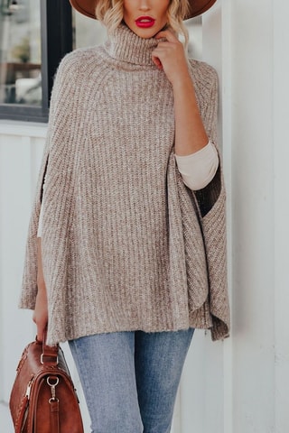 Poncho - Beige